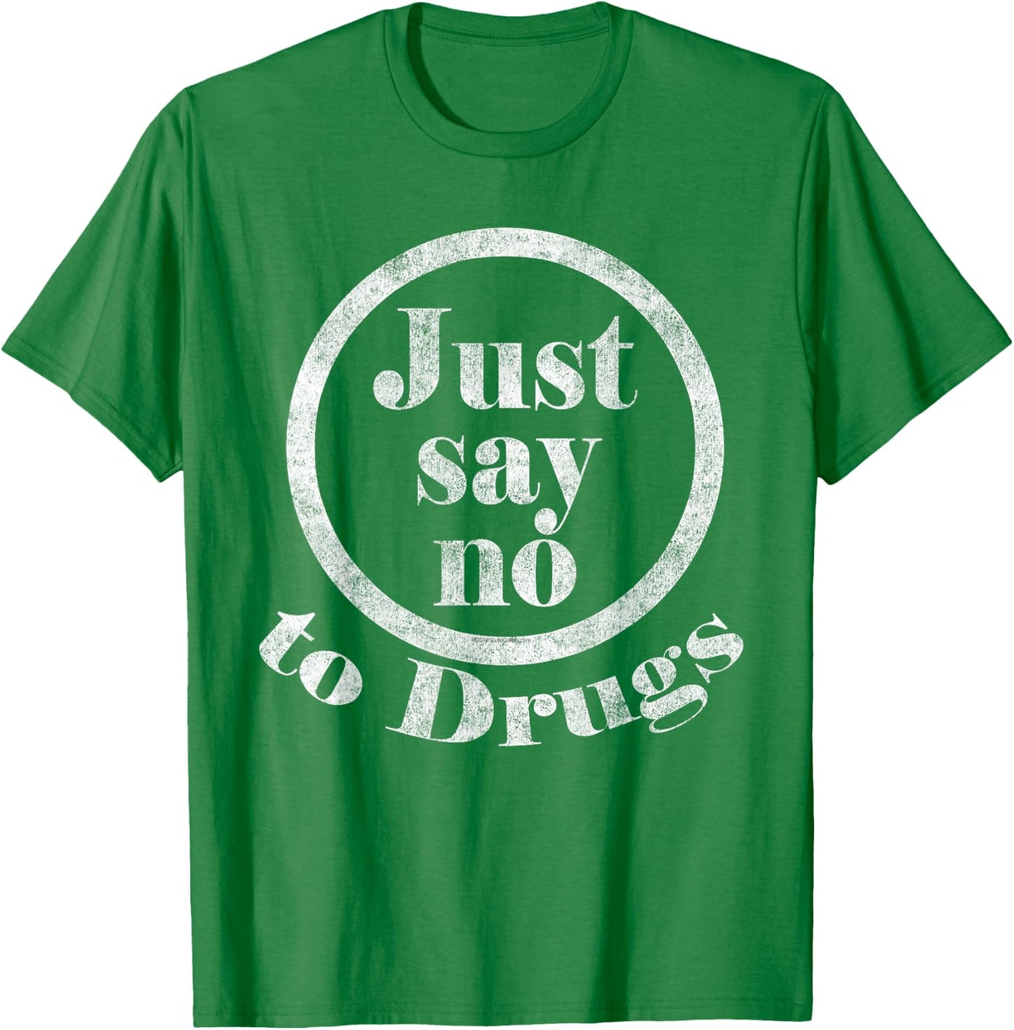 Retro 80's Just Say No to Drugs 1980's War on Drugs T-Shirt - T-Shirt | Irish Green