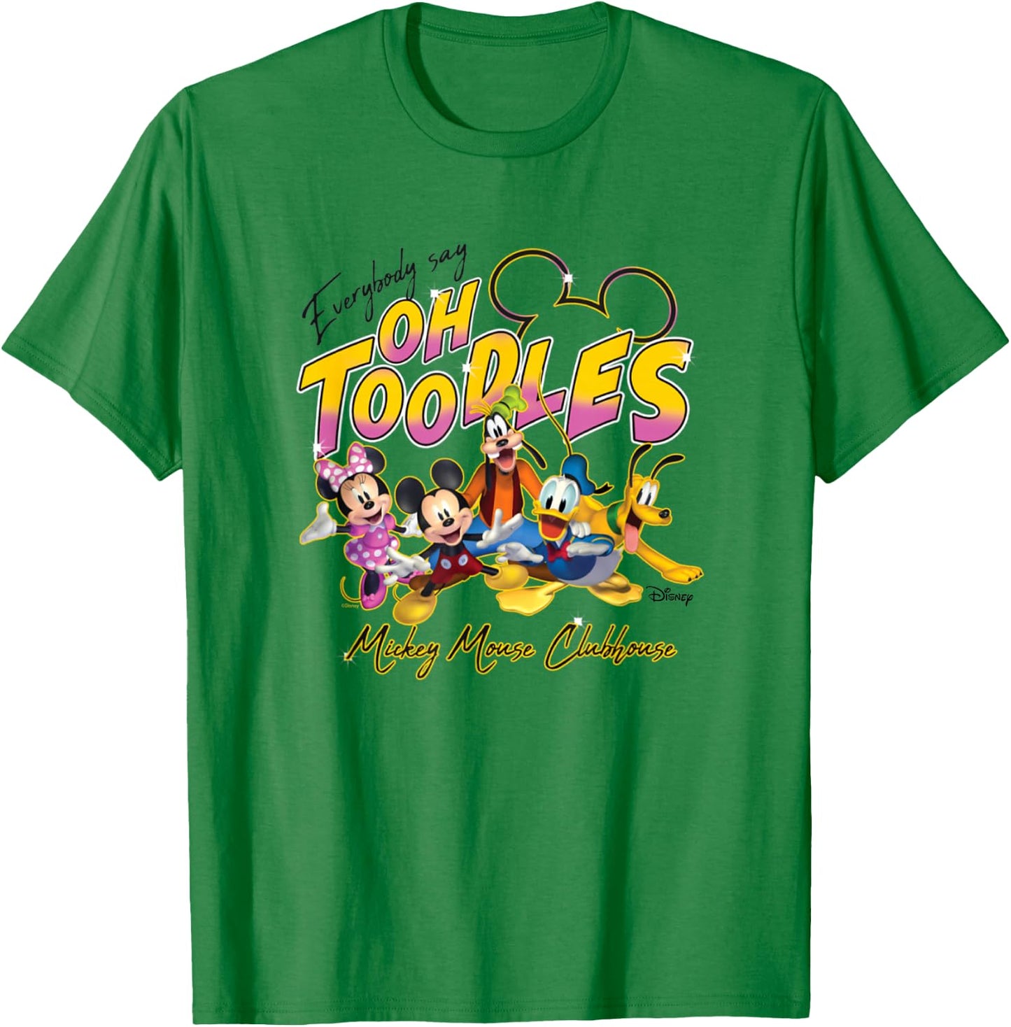 Disney Mickey Mouse Clubhouse Everybody Say Oh Toodles T-Shirt - T-Shirt | Irish Green