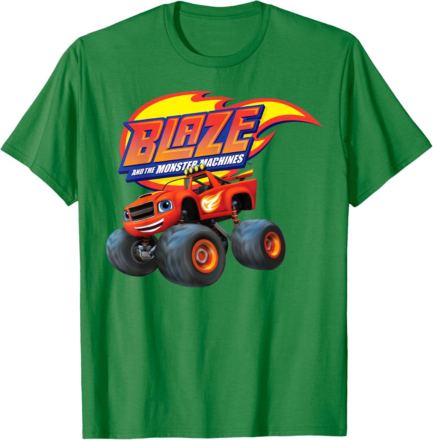Blaze & The Monster Machines "BLAZE" T-Shirt - T-Shirt | Irish Green