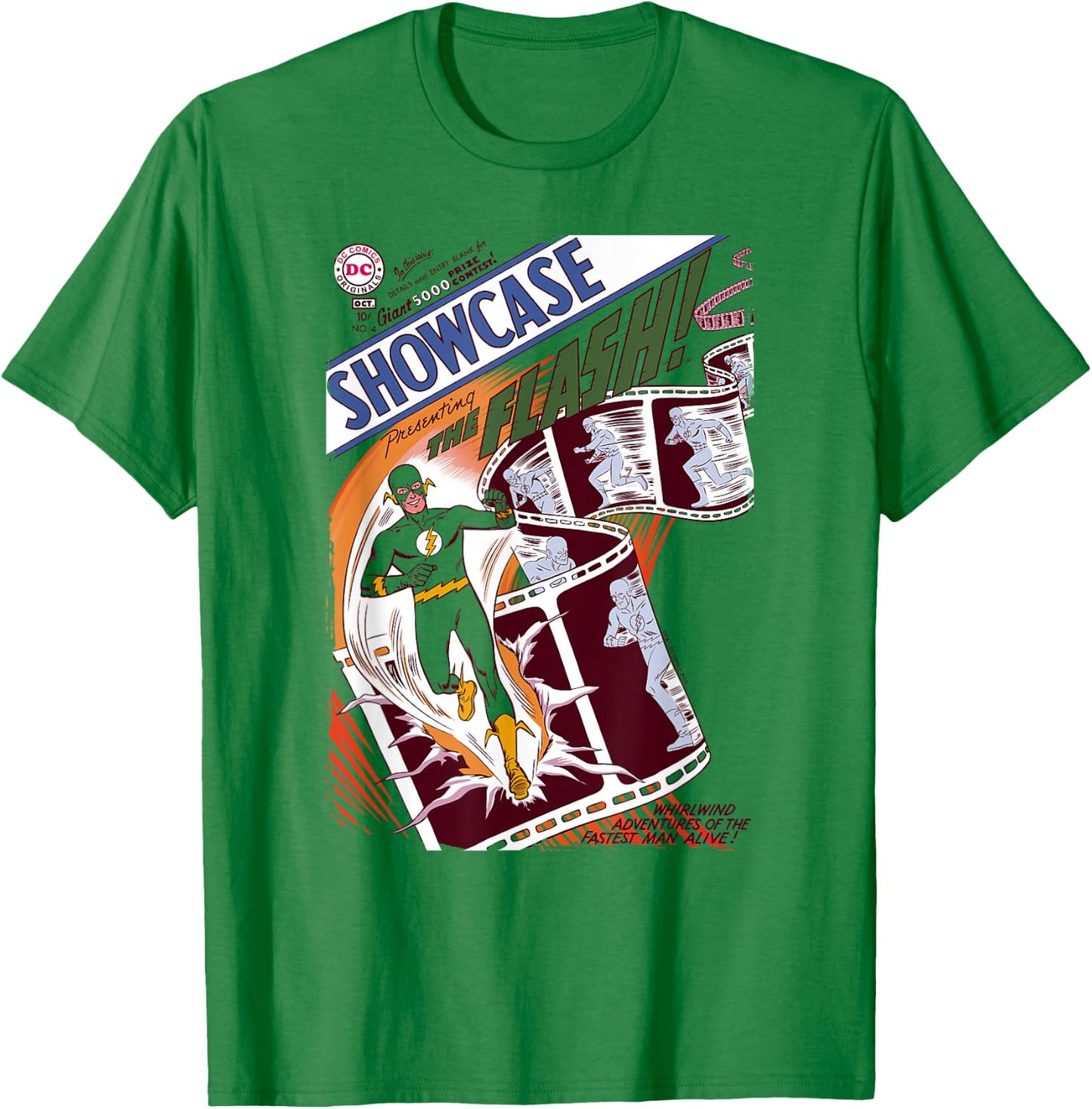 The Flash Showcase #4 Cover T-Shirt - T-Shirt | Irish Green