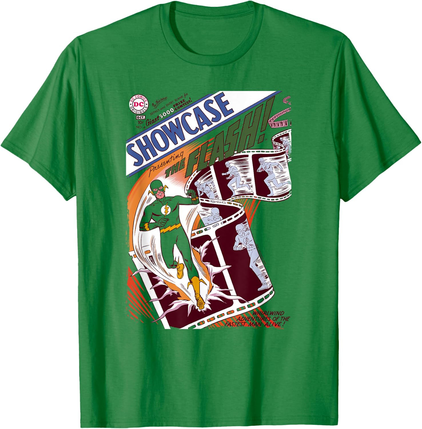 The Flash Showcase #4 Cover T-Shirt - T-Shirt | Irish Green