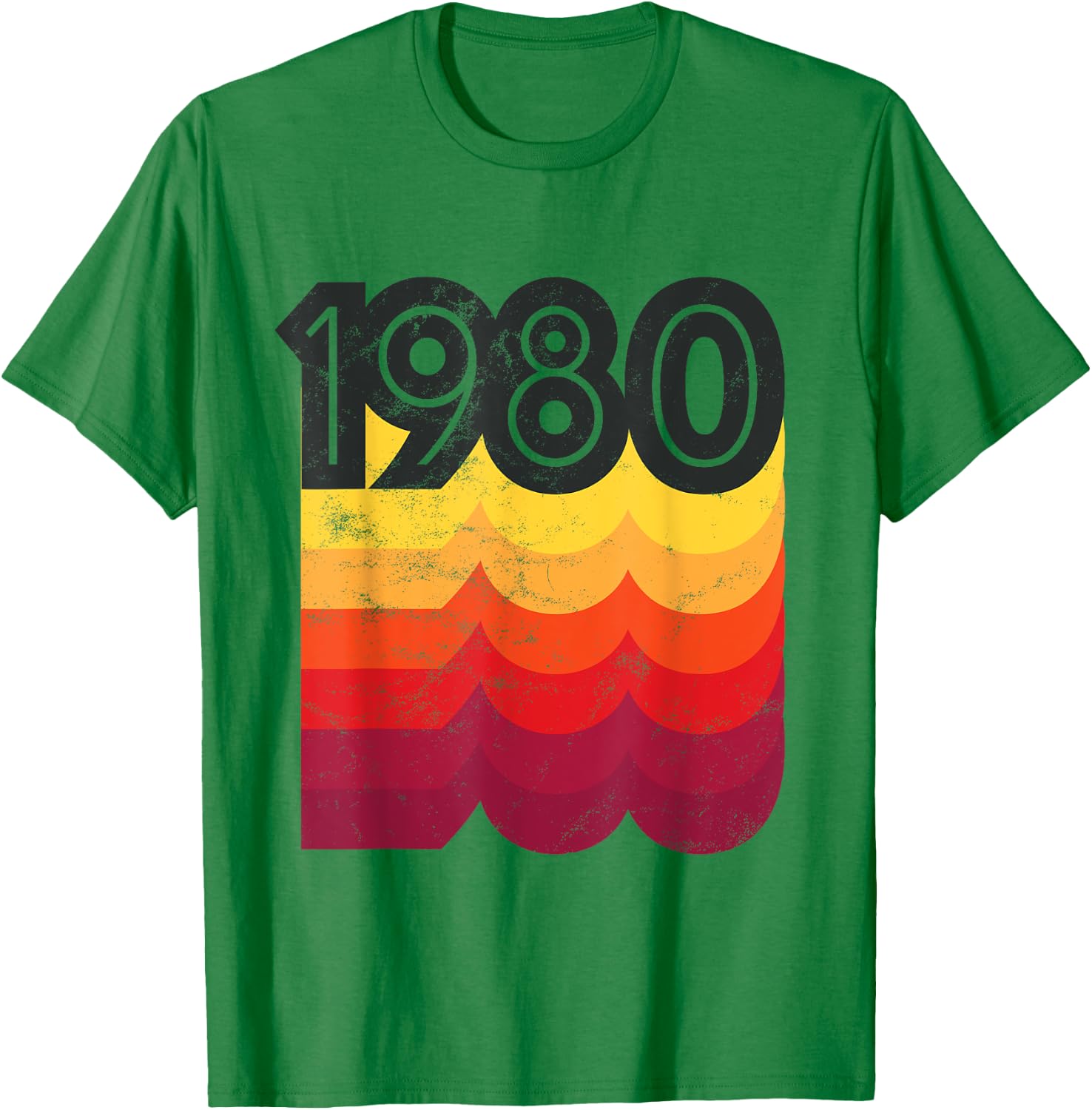 Birthday 80s Style Retro 1980 T-Shirt - T-Shirt | Irish Green