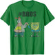 Spongebob Squarepants And Patrick Hashtag Bros Funny T-Shirt - T-Shirt | Irish Green