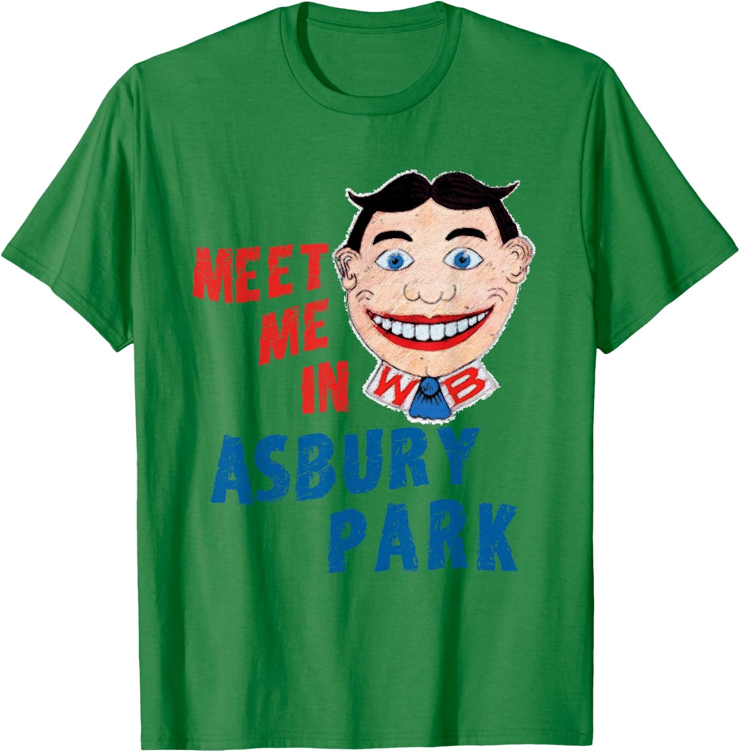 Meet Me In Asbury Park Iconic Tillie T-Shirt - T-Shirt | Irish Green