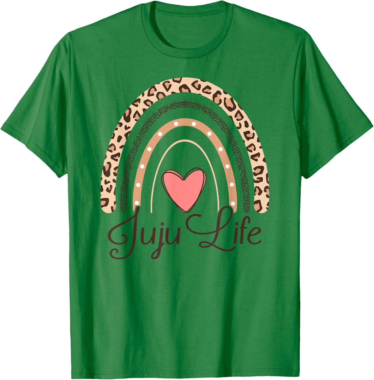 Juju Life Boho Rainbow Funny Grandma Juju T-Shirt - T-Shirt | Irish Green