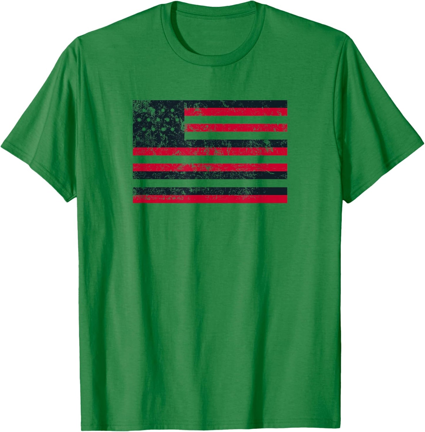 SERAPIS distressed flag (Front) T-Shirt - T-Shirt | Irish Green