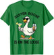 Sister Goose is On Loose Fun Summer Vibes Duck Design T-Shirt - T-Shirt | Irish Green