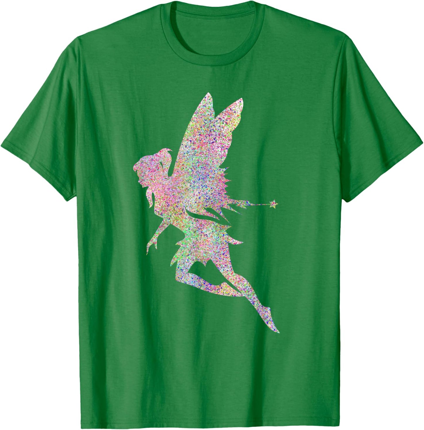 Cute Fairy Girl Rainbow T-Shirt - T-Shirt | Irish Green