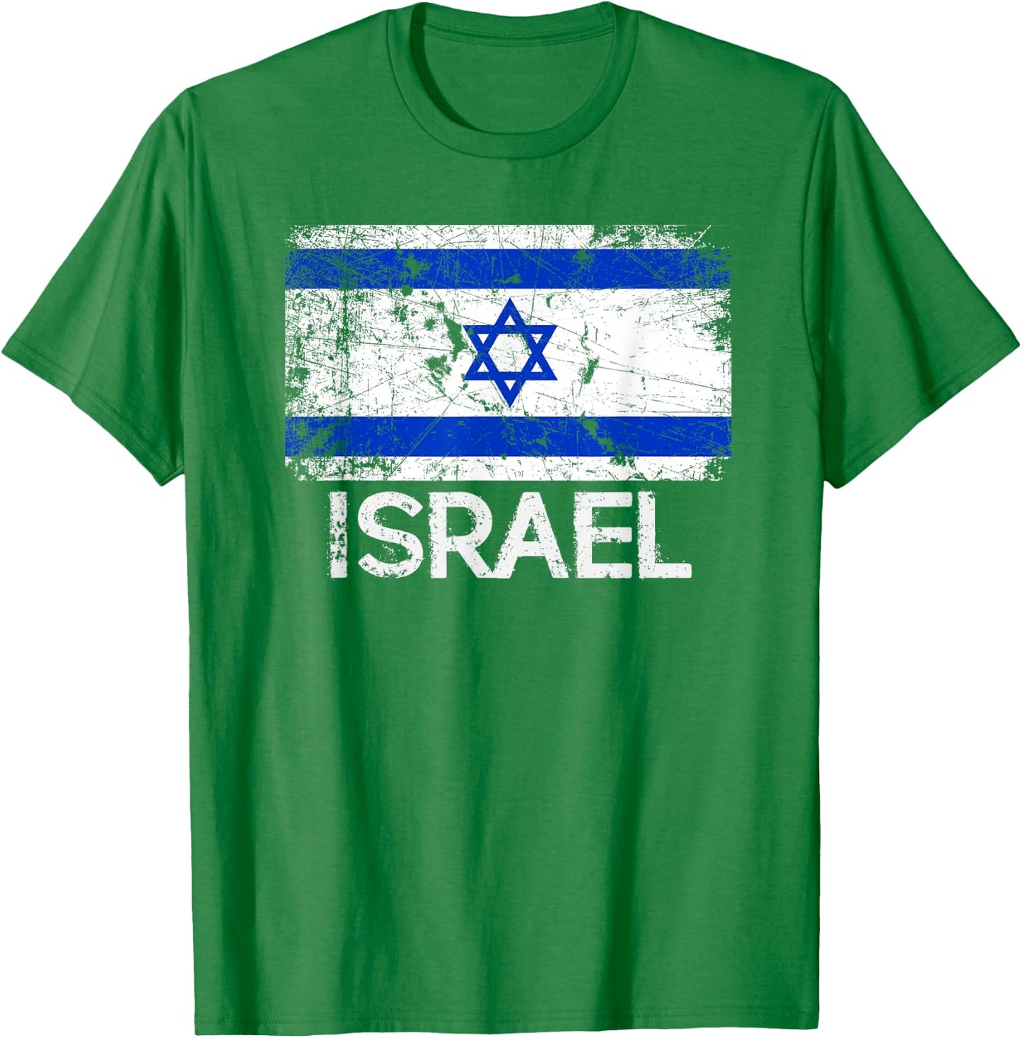 Israeli Flag | Vintage Made in Israel Gift T-Shirt - T-Shirt | Irish Green