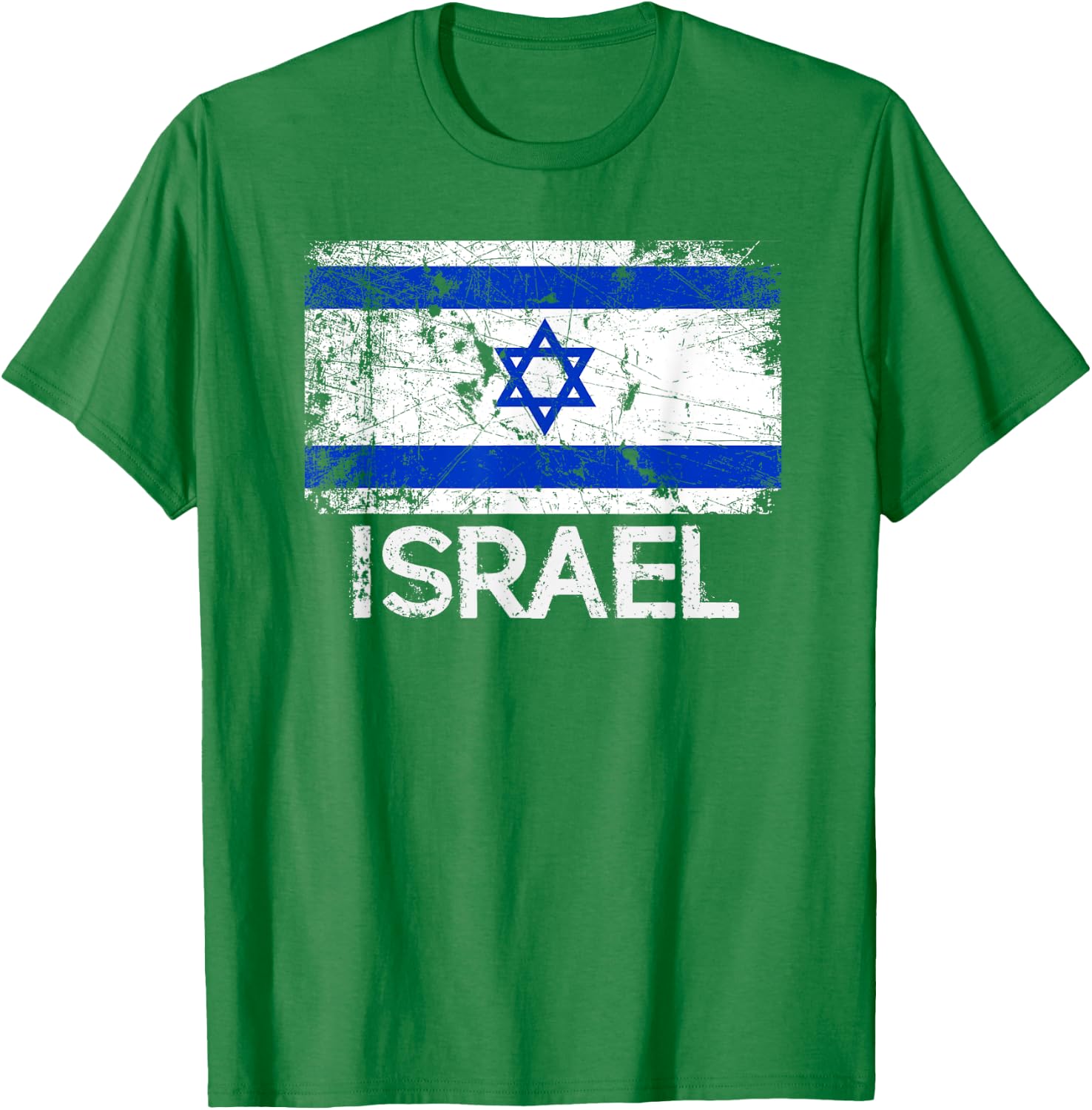 Israeli Flag | Vintage Made in Israel Gift T-Shirt - T-Shirt | Irish Green