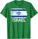 Israeli Flag | Vintage Made in Israel Gift T-Shirt - T-Shirt | Irish Green