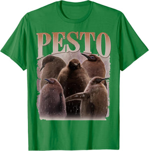 Pesto The Penguin Funny Baby Penguin Pesto T-Shirt - T-Shirt | Irish Green