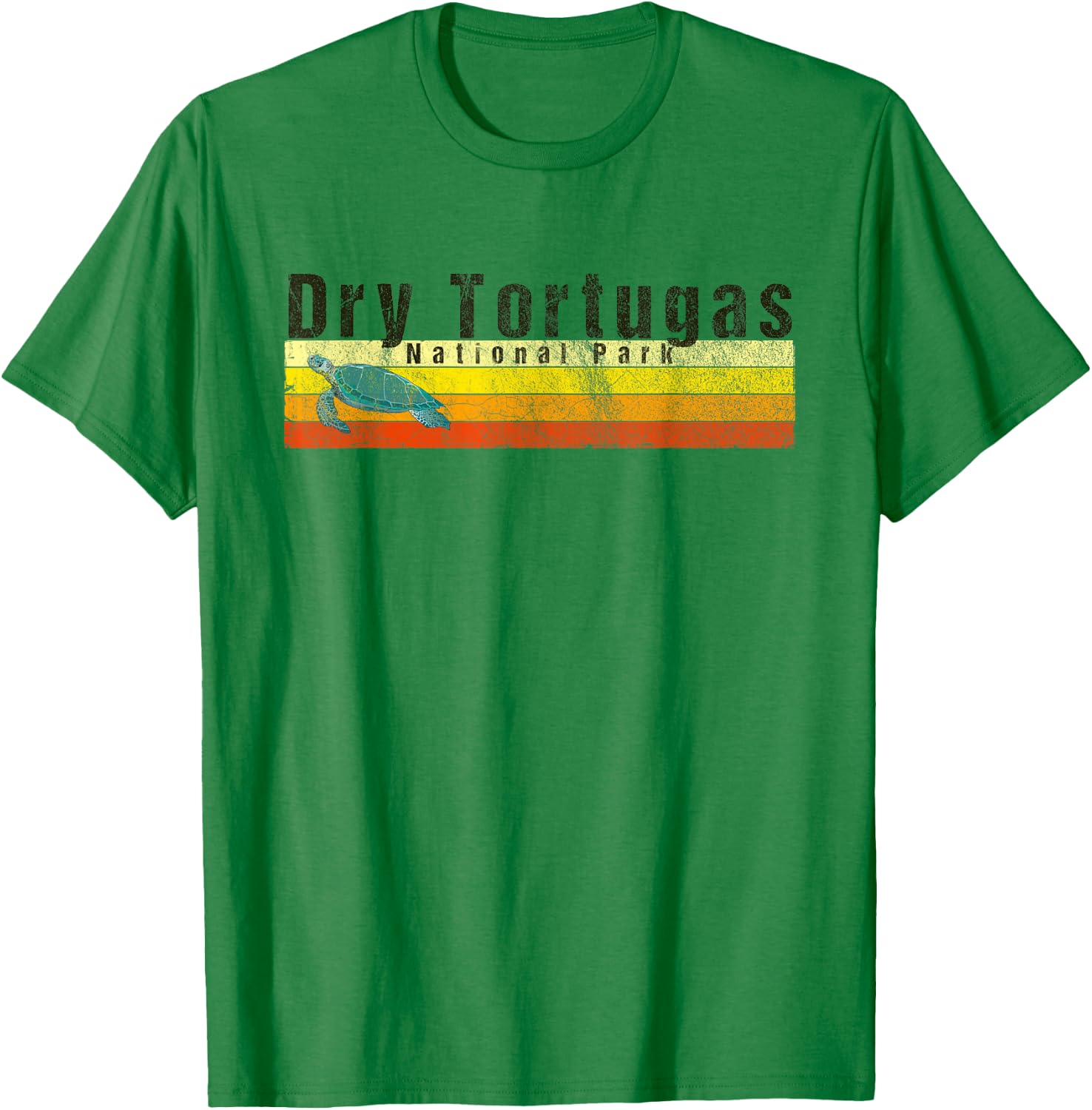 Dry Tortugas National Park / Vintage Florida Gift T-Shirt - T-Shirt | Irish Green