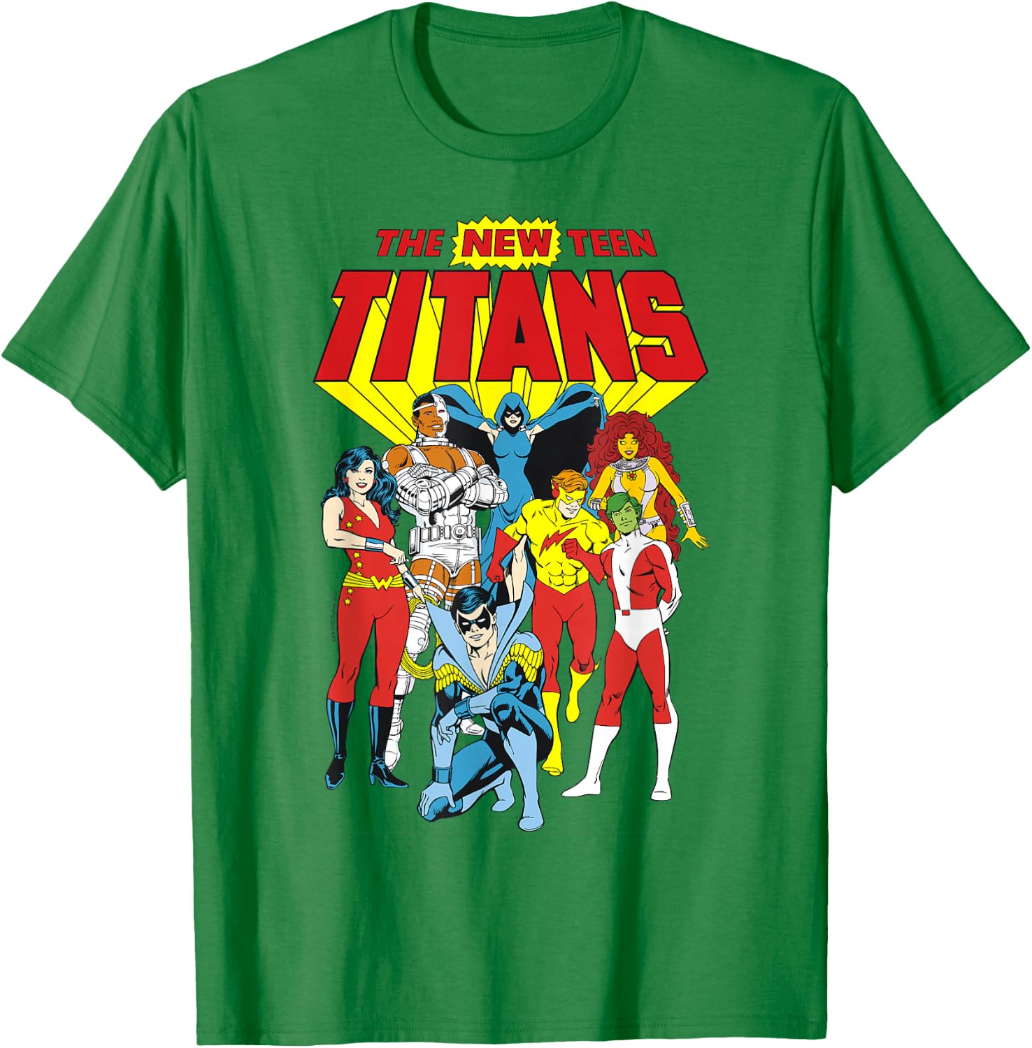 Justice League New Teen Titans Small T-Shirt - T-Shirt | Irish Green