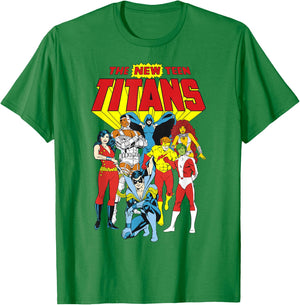 Justice League New Teen Titans Small T-Shirt - T-Shirt | Irish Green