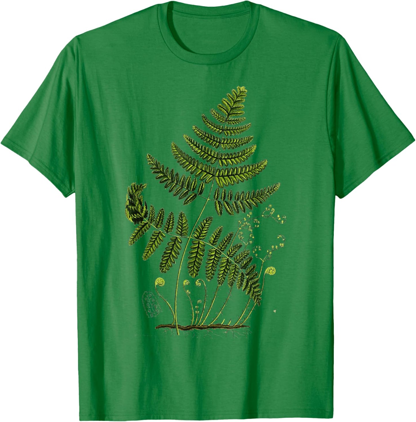 Fern Plant Botany T-Shirt - T-Shirt | Irish Green