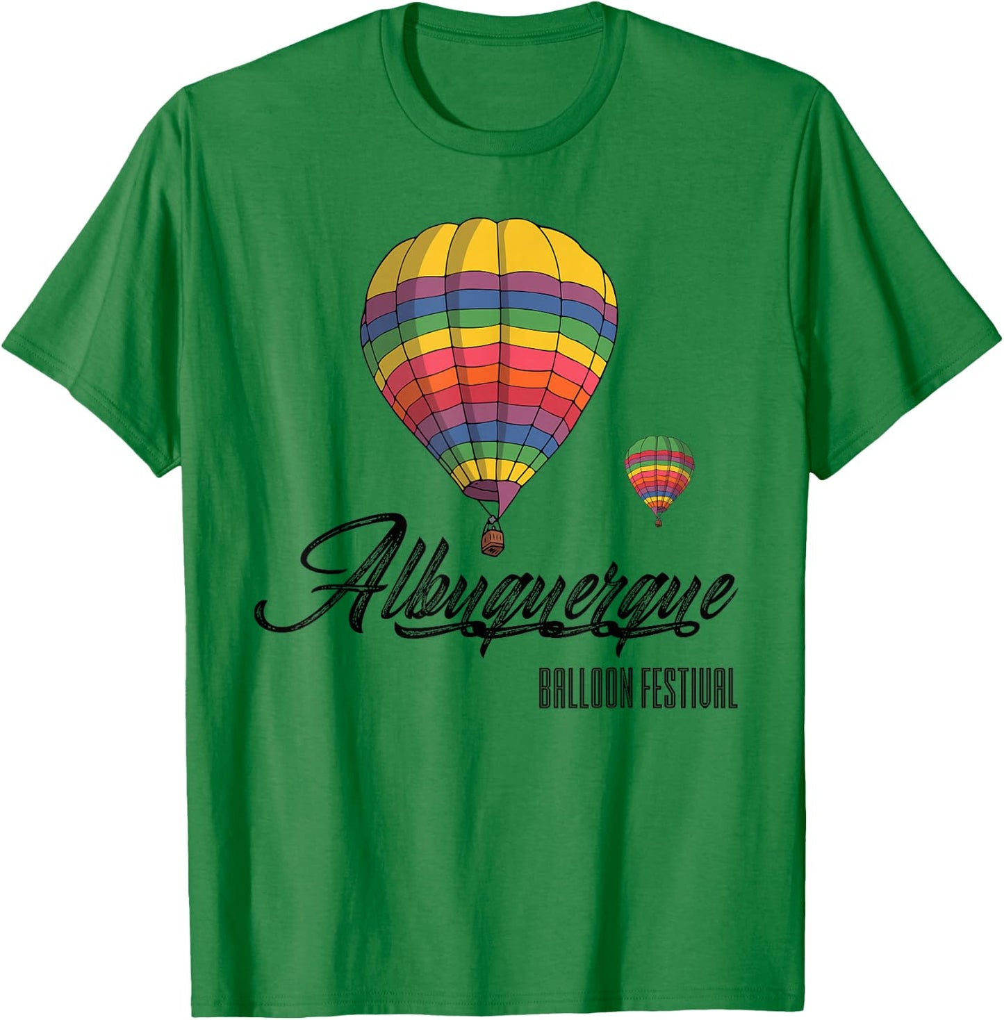 Albuquerque Balloon Festival Shirt | New Mexico Shirt Gift T-Shirt - T-Shirt | Irish Green