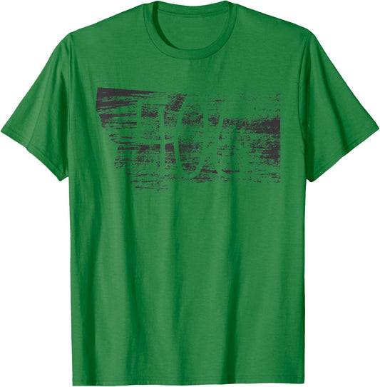 406 Montana Distressed State Local Pride Travel Home T-Shirt - T-Shirt | Irish Green