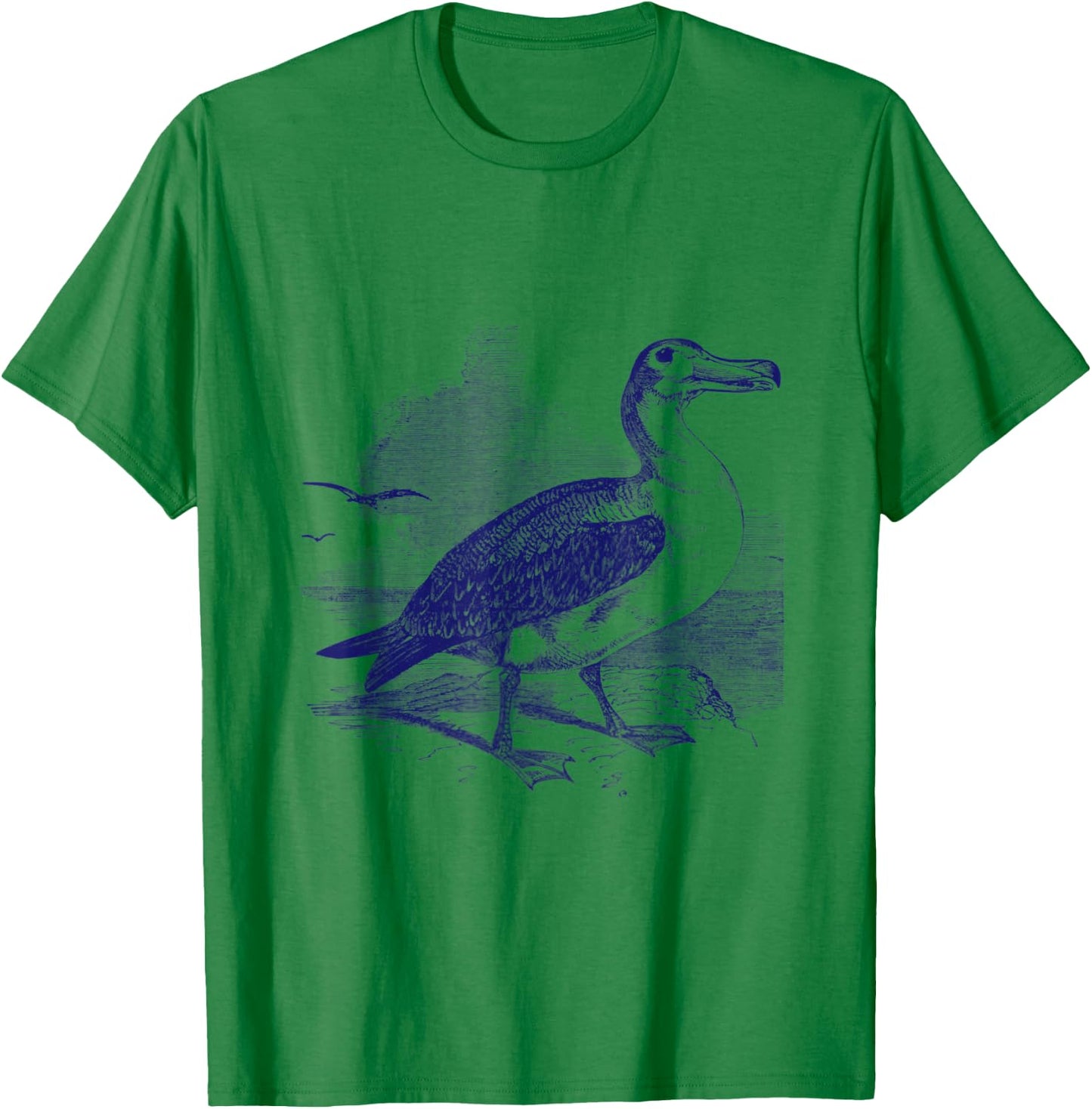 Albatross . Vintage Nature Sea Bird T-Shirt - T-Shirt | Irish Green