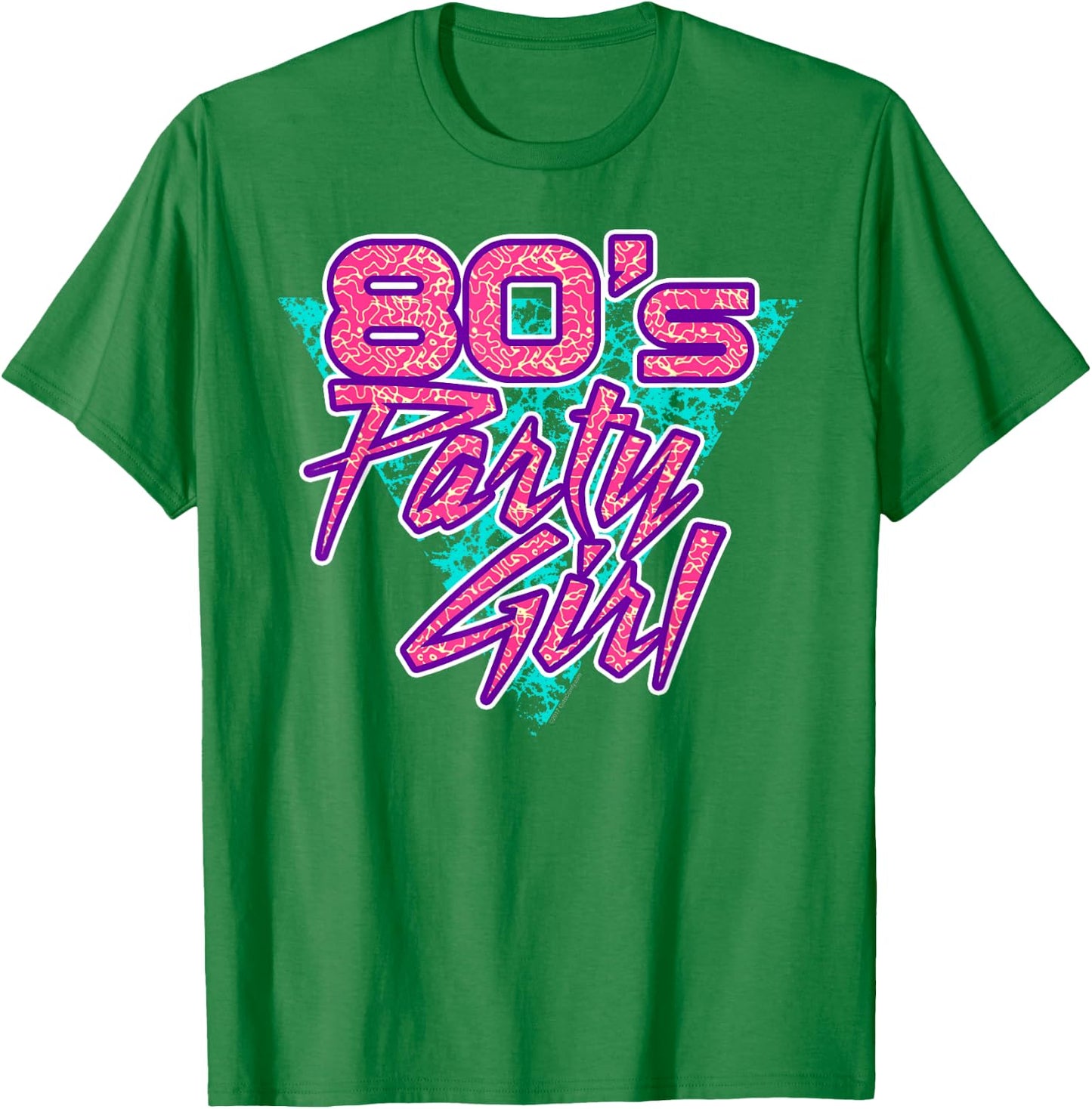 80s Party Girl Eighties Dance Party Costume T-Shirt - T-Shirt | Irish Green