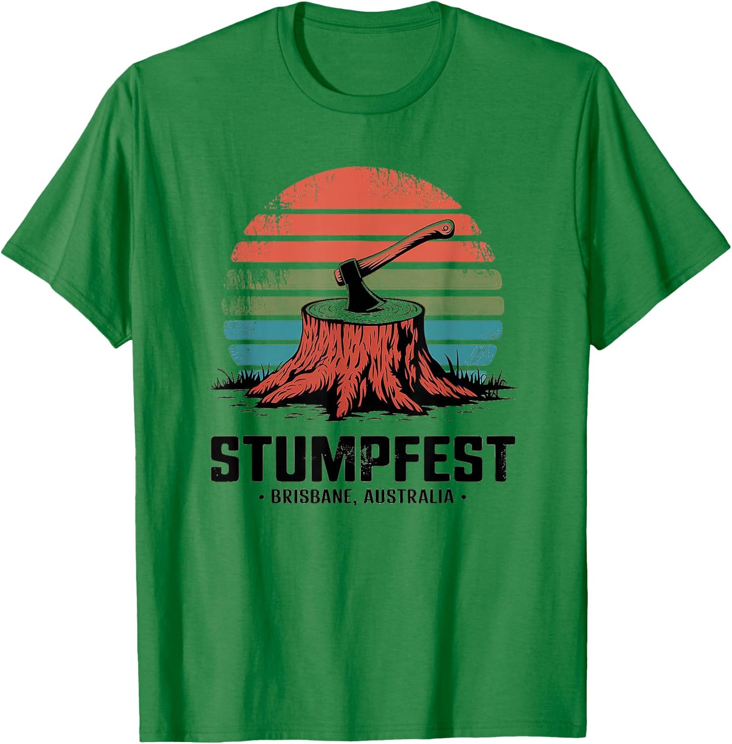 Vintage Stumpfest 2024 Brisbane Get Sweaty T-Shirt - T-Shirt | Irish Green