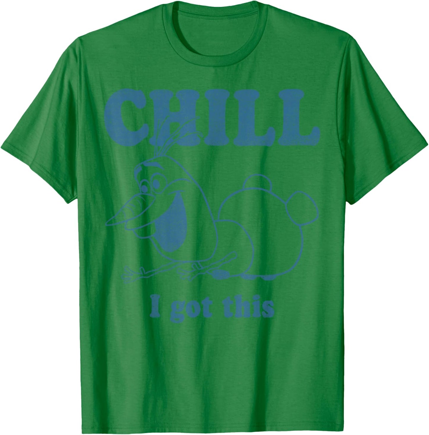 Disney Frozen Olaf Chill I Got This Portrait T-Shirt - T-Shirt | Irish Green
