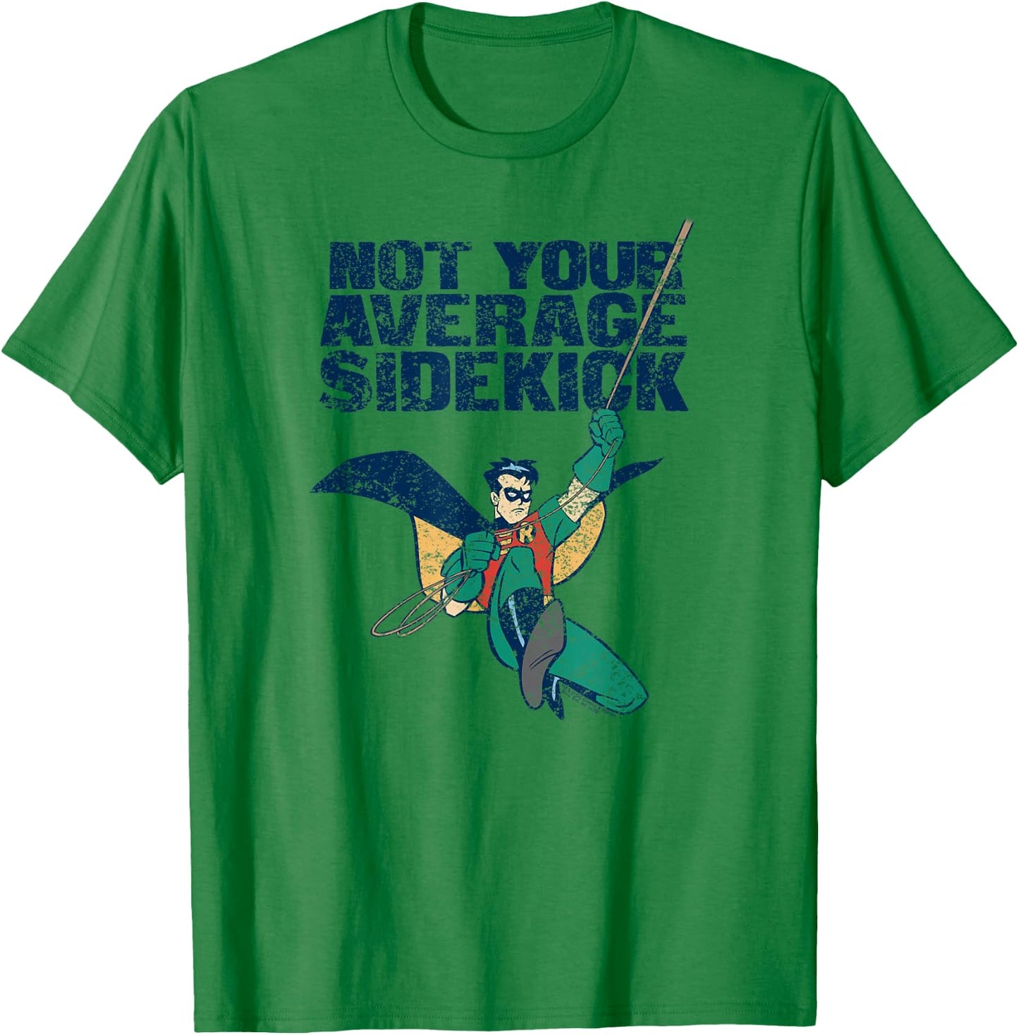 Batman: The Animated Series Robin Not Average T Shirt T-Shirt - T-Shirt | Irish Green