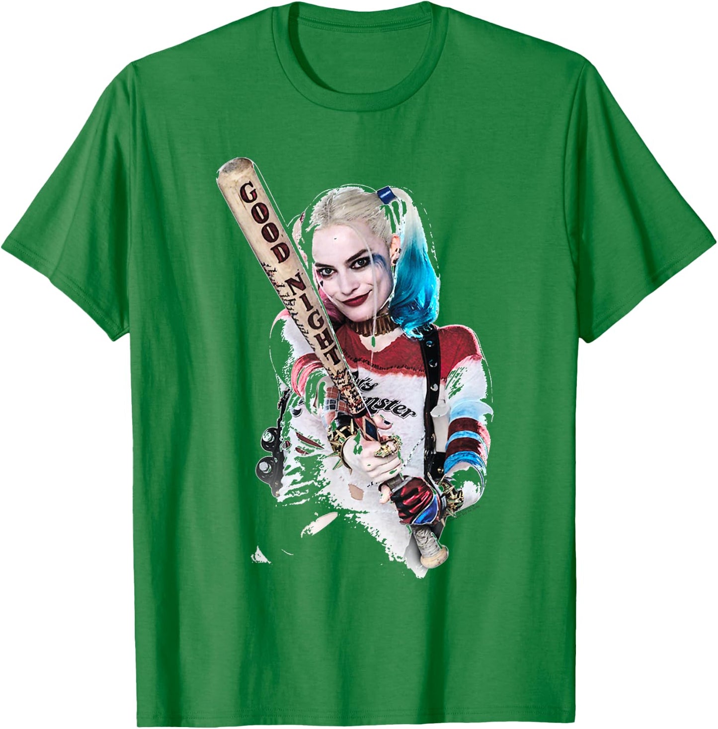Suicide Squad Harley Quinn Bat at You T-Shirt - T-Shirt | Irish Green