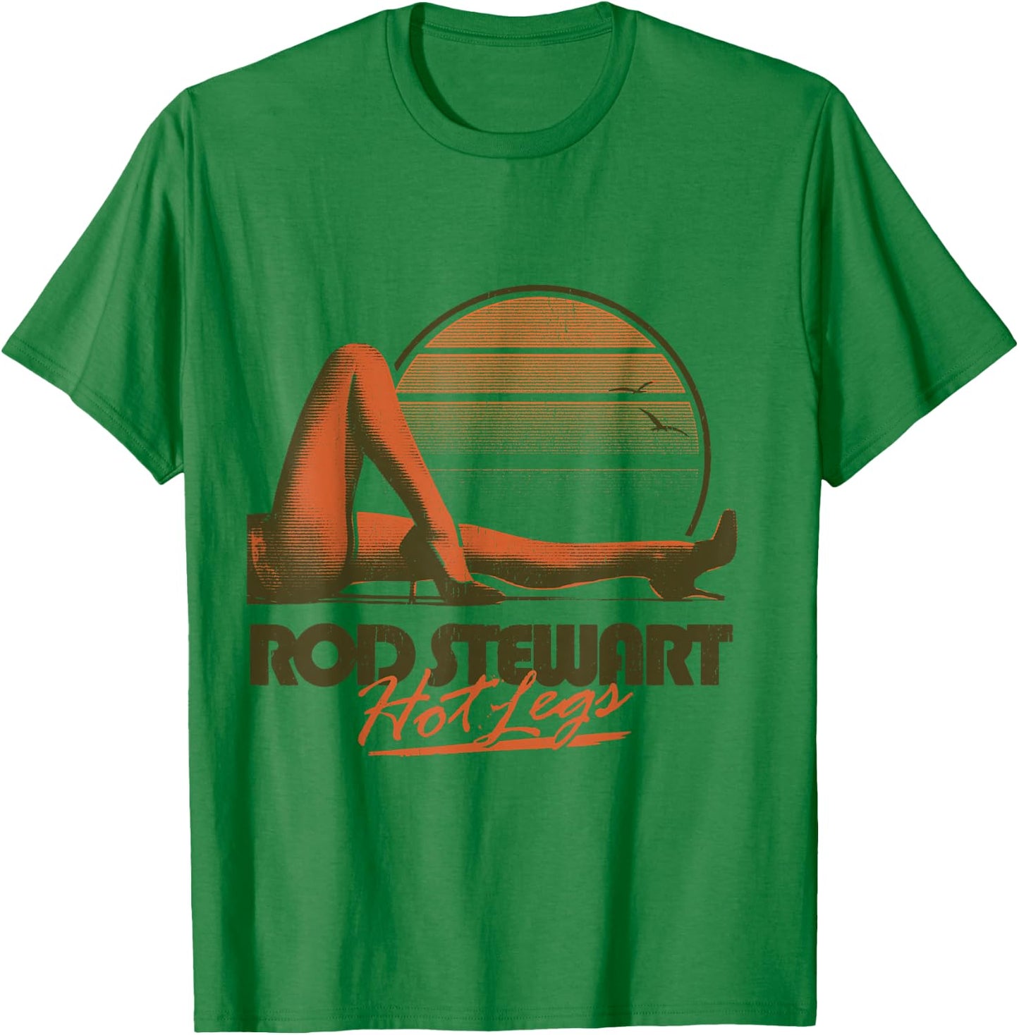 Rod Stewart Hot Legs T-Shirt - T-Shirt | Irish Green