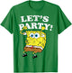 Spongebob Squarepants - Let's Party! T-Shirt - T-Shirt | Irish Green
