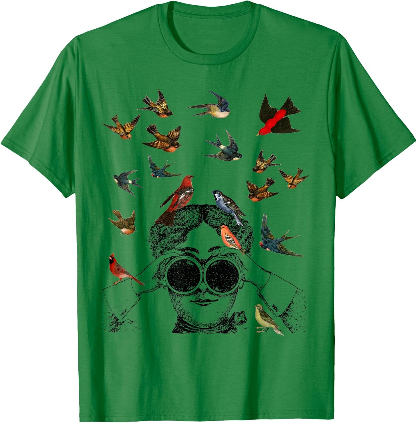 Birdwatching gifts ornithologist twitcher Bird lover T-Shirt - T-Shirt | Irish Green