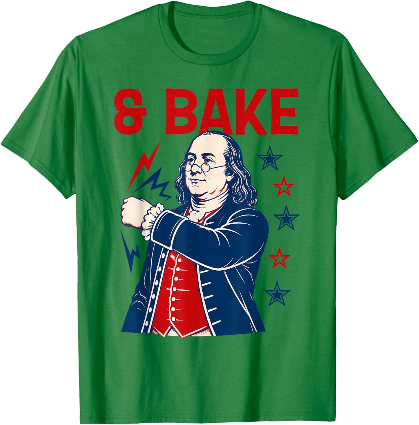 Funny Shake and Bake 4th of July Couple Matching T-Shirt - T-Shirt | Irish Green