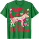 Pit Bull Just A Girl Who Loves Pit Bulls Dog Flower Floral T-Shirt - T-Shirt | Irish Green