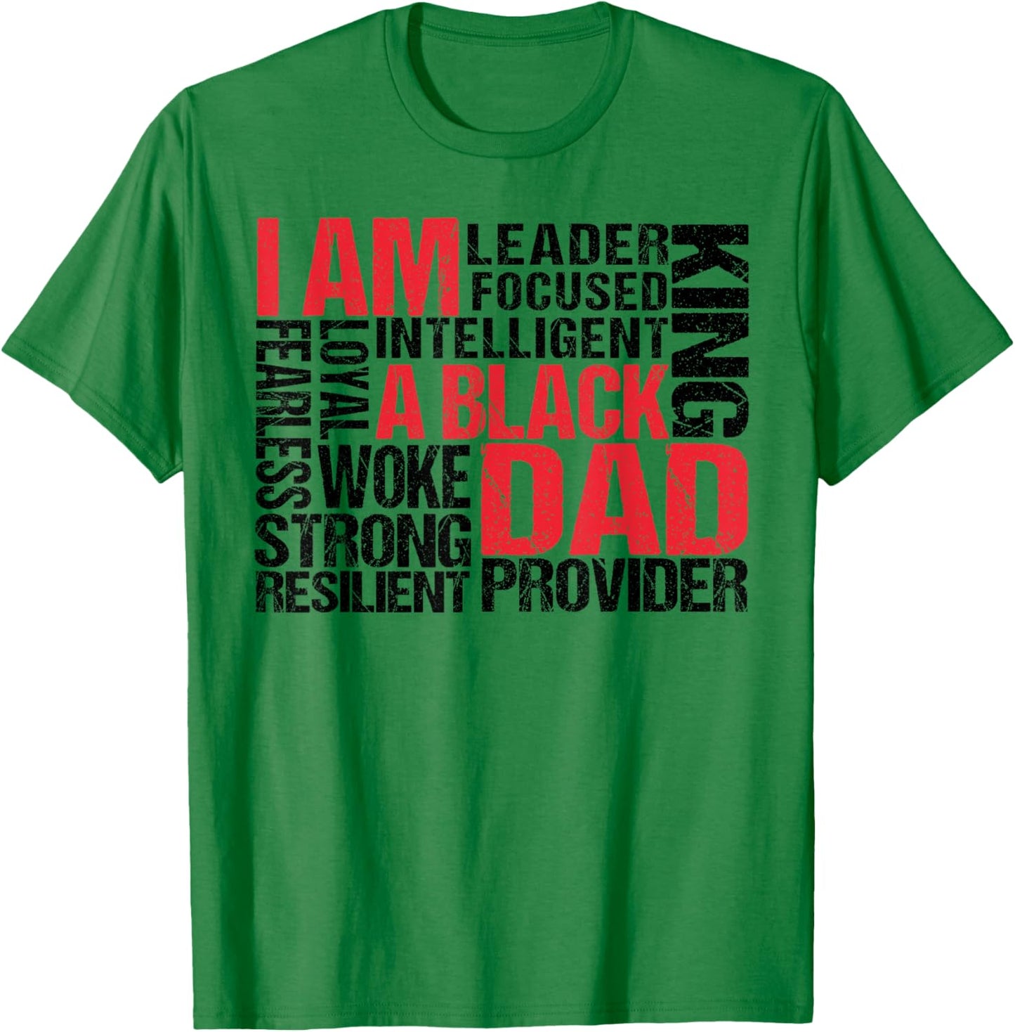 Juneteenth 1865 Black Dad Melanin Father's Day Men Boy T-Shirt - T-Shirt | Irish Green