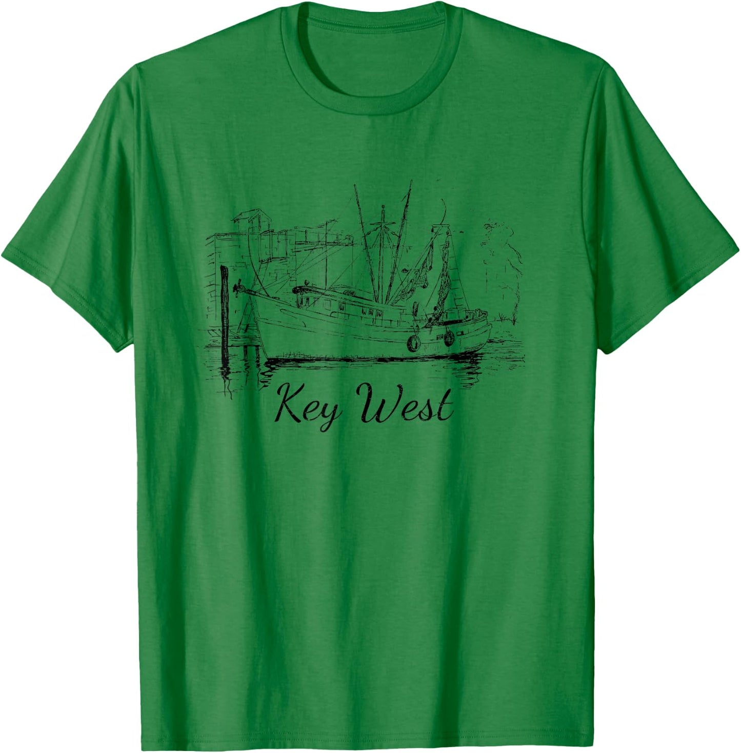Key West, Florida Vintage Vacation Gift Small T-Shirt - T-Shirt | Irish Green