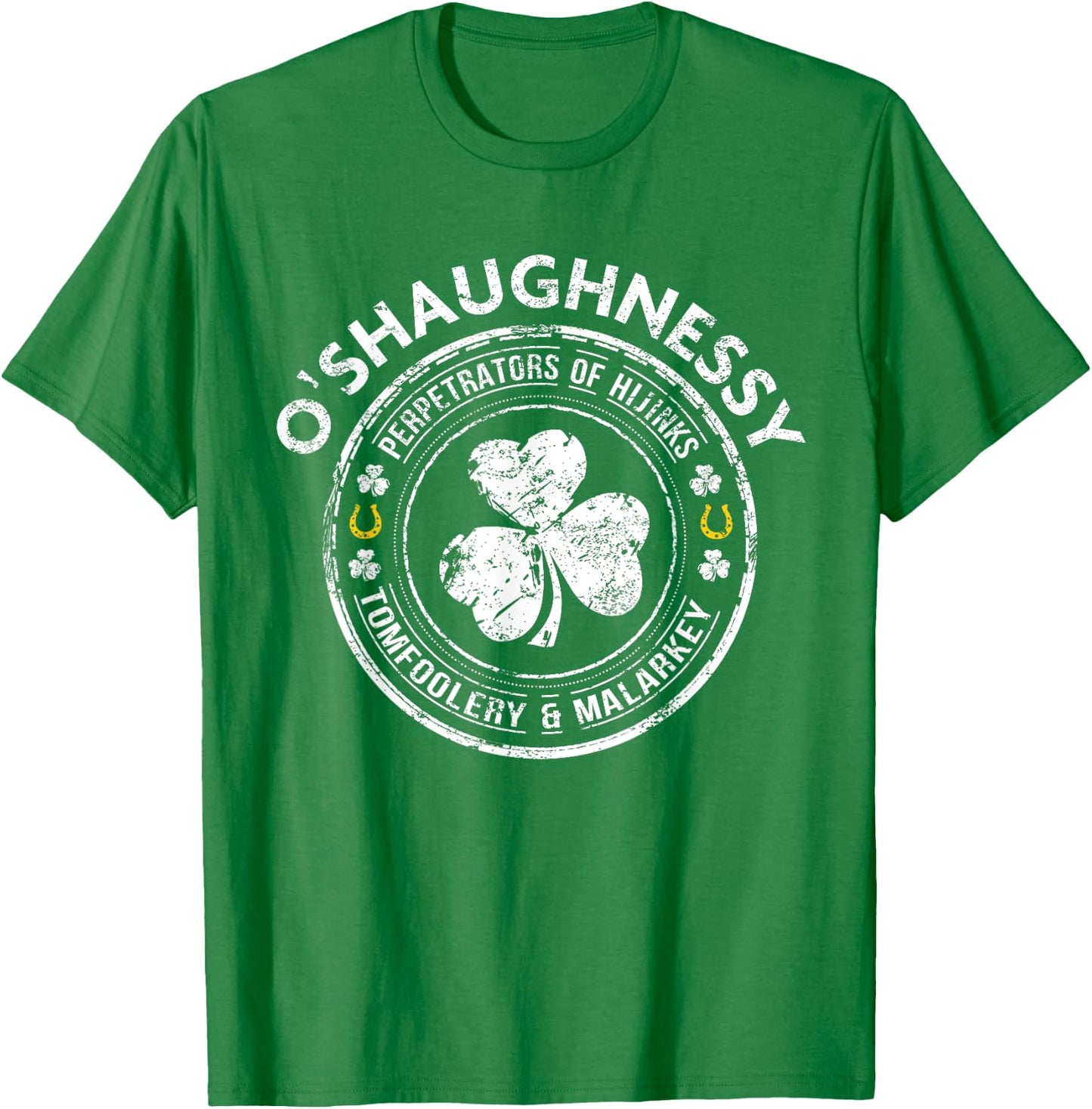 O'Shaughnessy Irish Family Name T-Shirt - T-Shirt | Irish Green