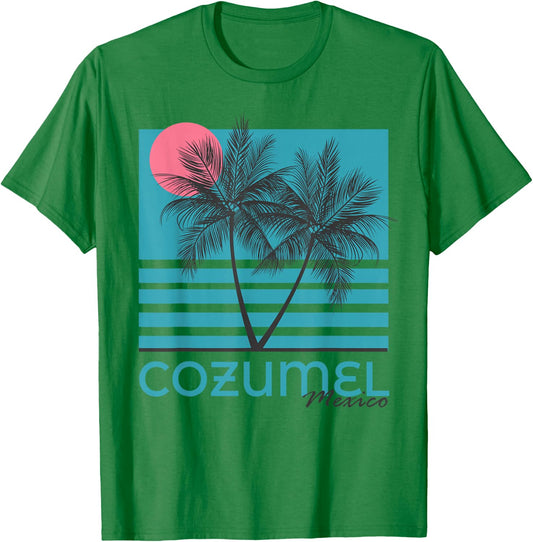 Cozumel Mexico T Shirt Vintage Souvenir T-Shirt - T-Shirt | Irish Green