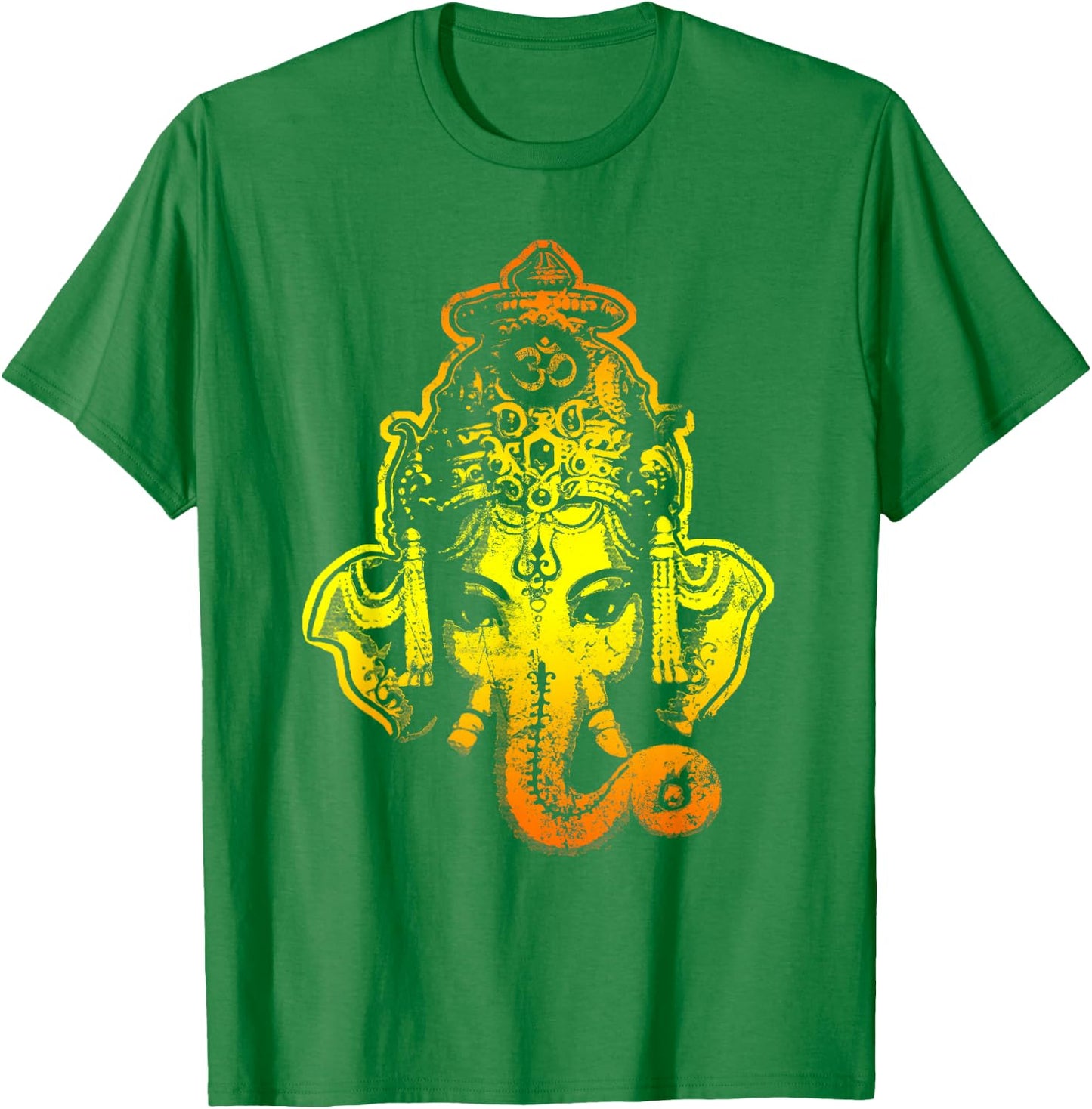Gradient Ganesh T-Shirt - T-Shirt | Irish Green