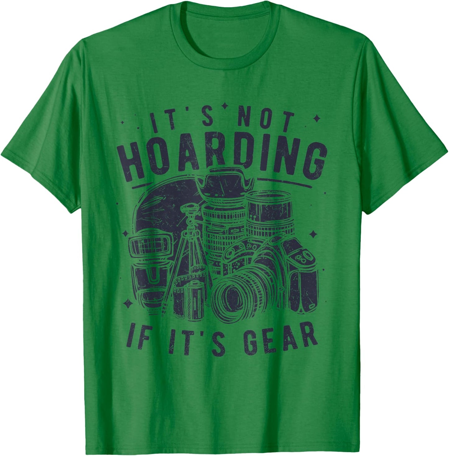 Photography Lover Gift Funny Camera Gear Photographer T-Shirt - T-Shirt | Irish Green