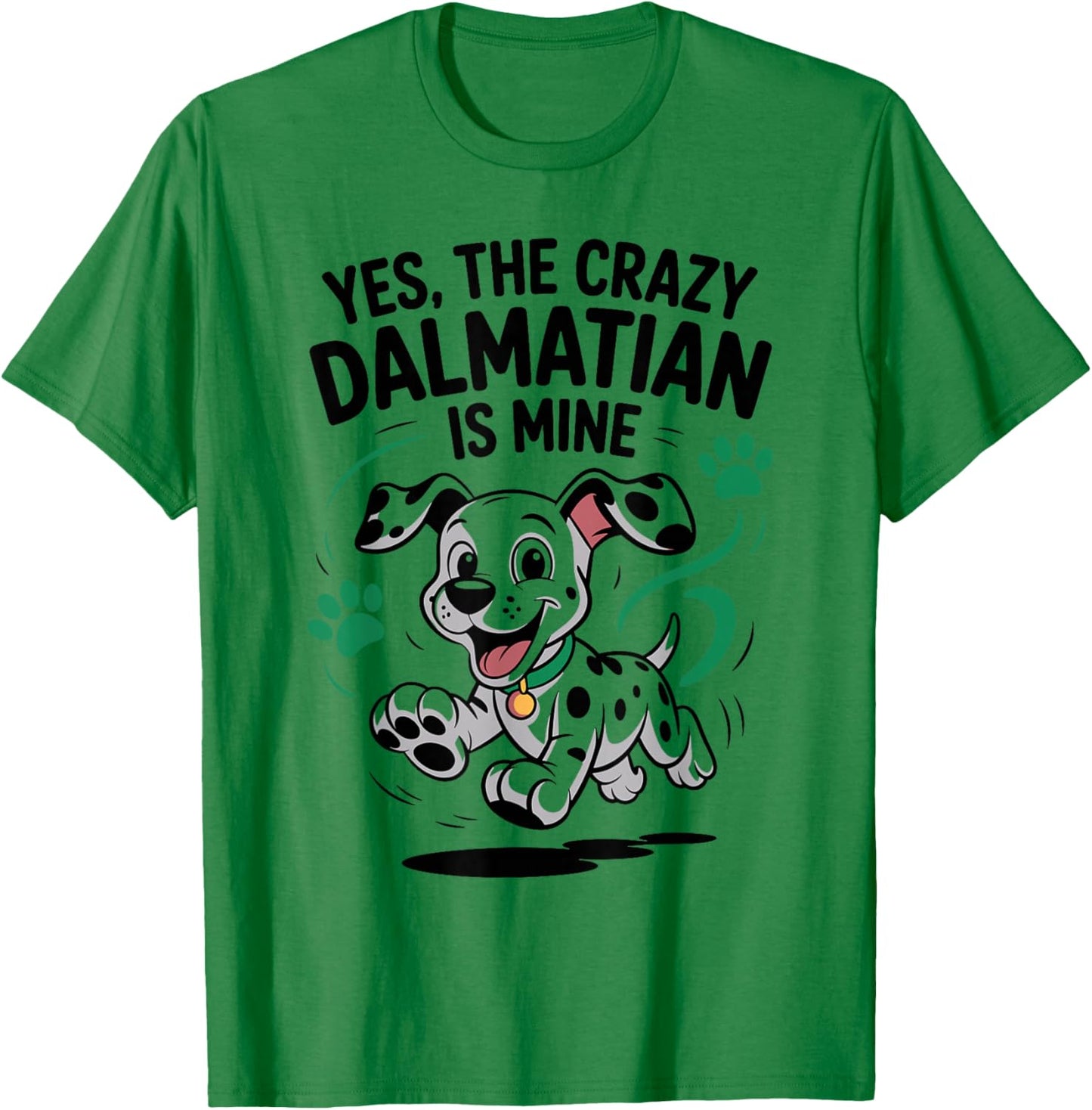 Cute Spotted Pet Dog Breed Lover Pet Funny Dalmatian Cute T-Shirt - T-Shirt | Irish Green