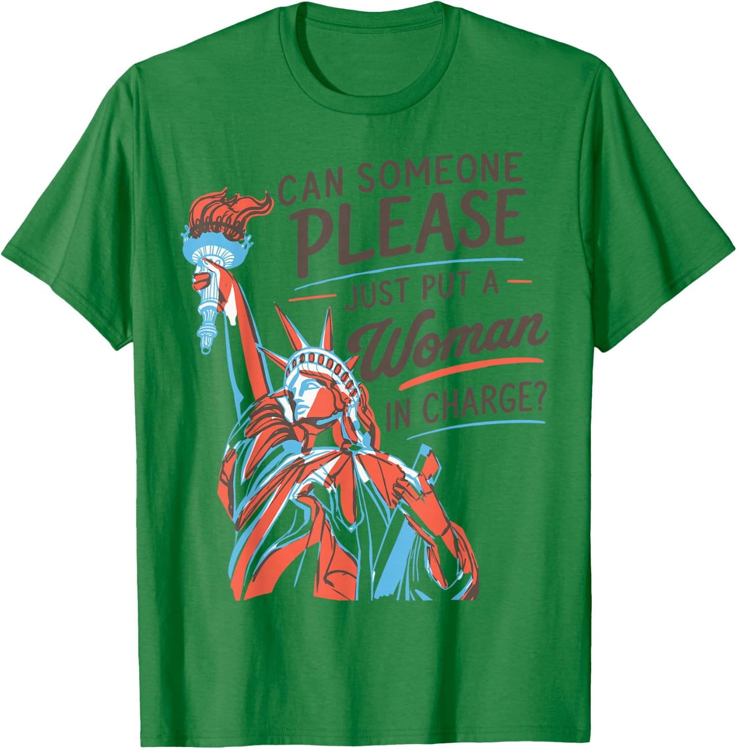 Feminist 250th Anniversary Liberal Patriotic 4th of July T-Shirt - T-Shirt | Irish Green