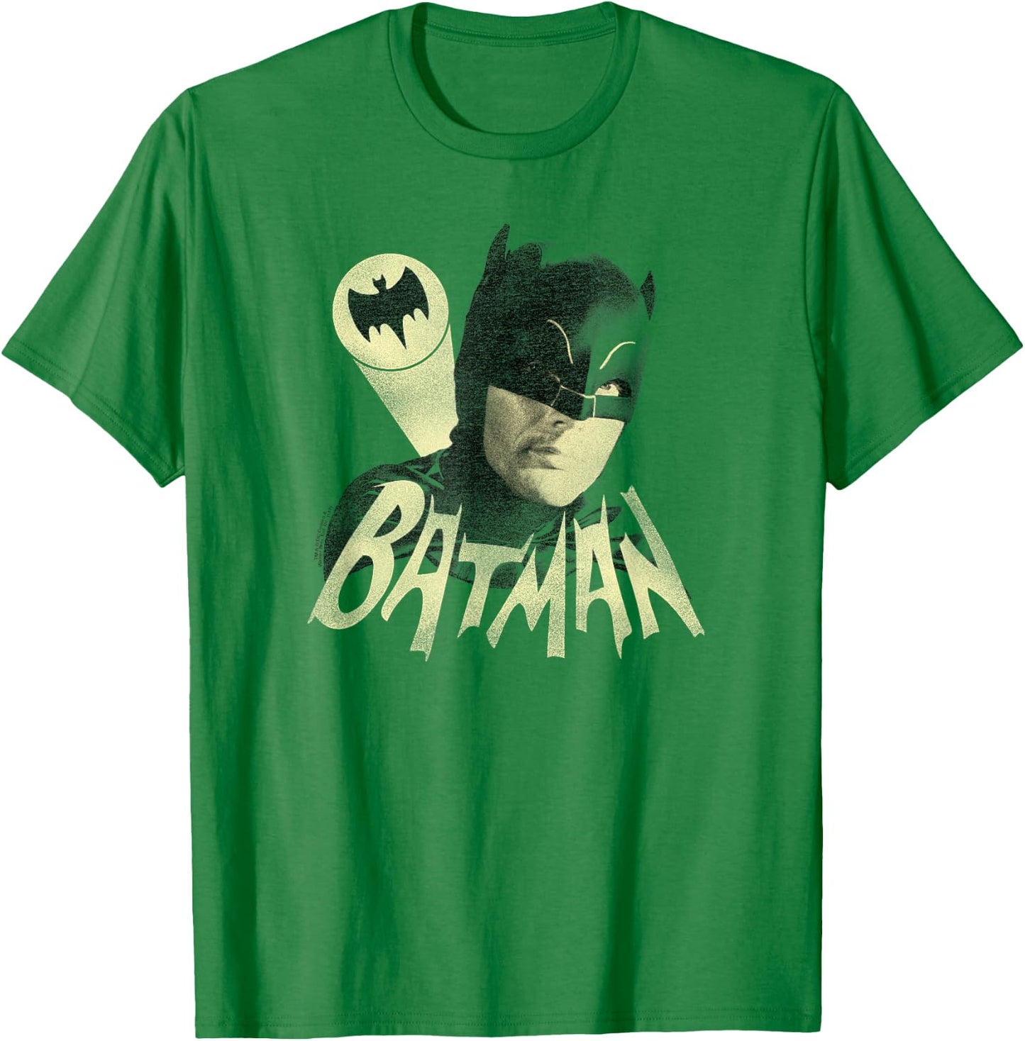 Batman Classic TV Series Bat Signal T Shirt T-Shirt - T-Shirt | Irish Green