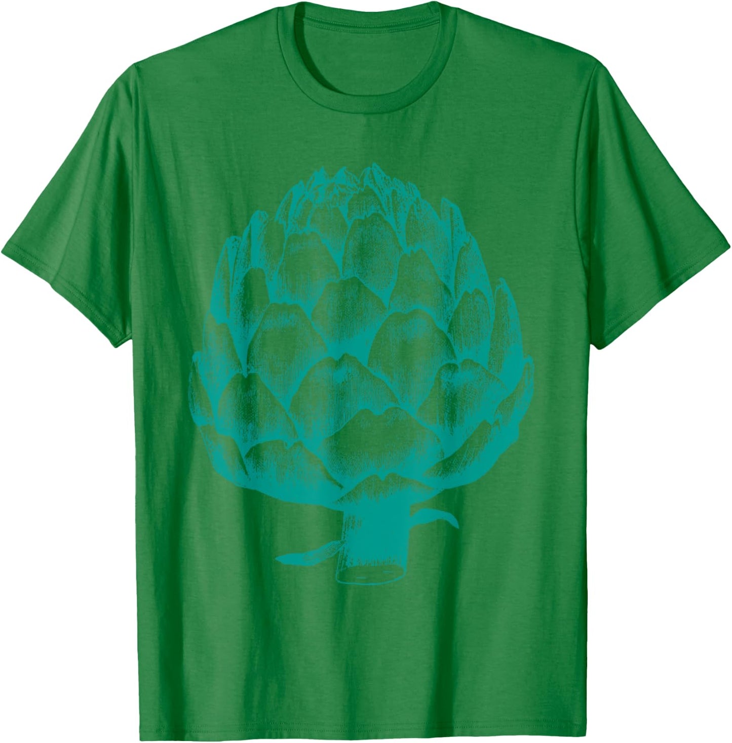 Huge Giant Artichoke Graphic Vegetable T-Shirt - T-Shirt | Irish Green