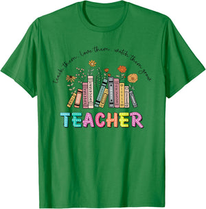 Inspirational Teacher Appreciation Gift Design T-Shirt - T-Shirt | Irish Green