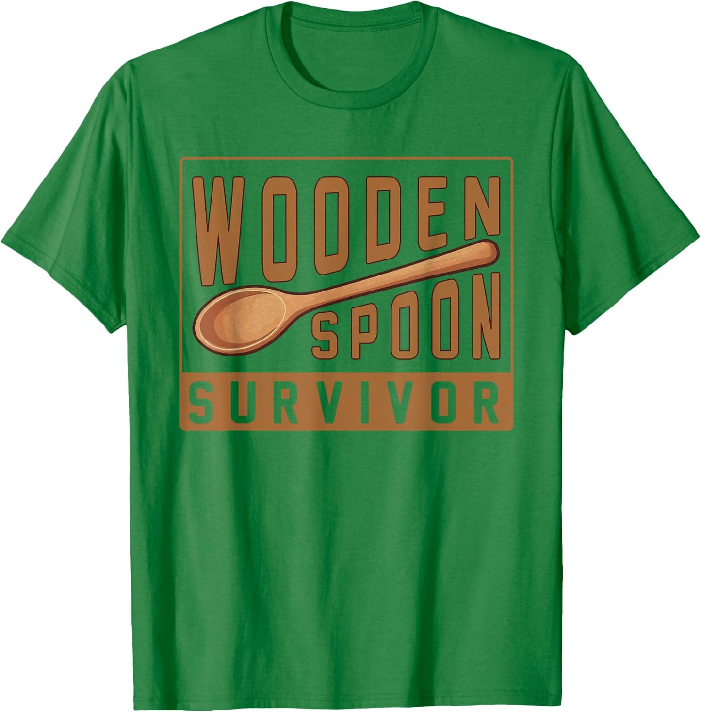 Wooden Spoon Survivor Champion I Survived The Wooden Spoon T-Shirt - T-Shirt | Irish Green