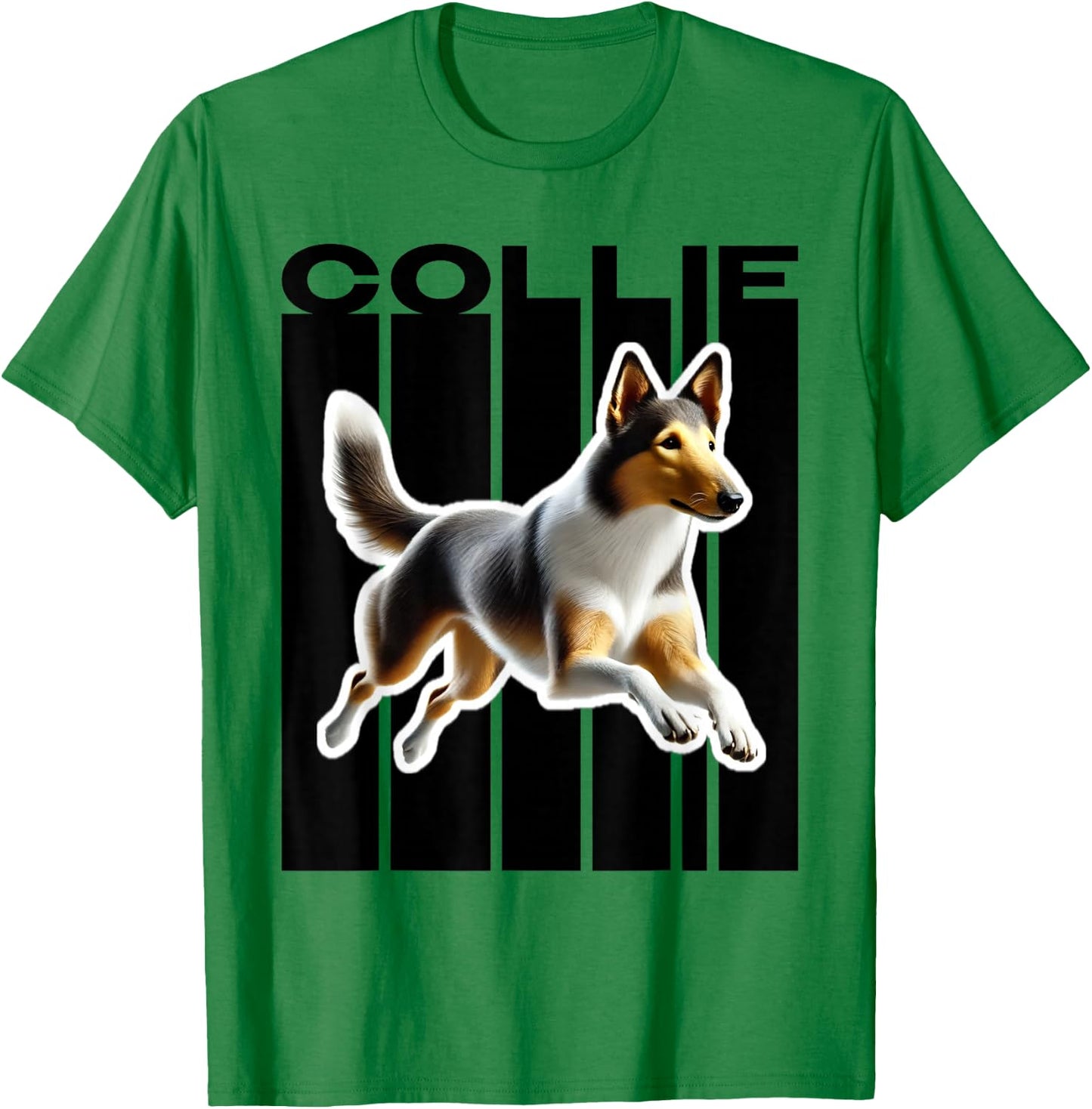 Smooth Collie Dog Lover T-Shirt - T-Shirt | Irish Green