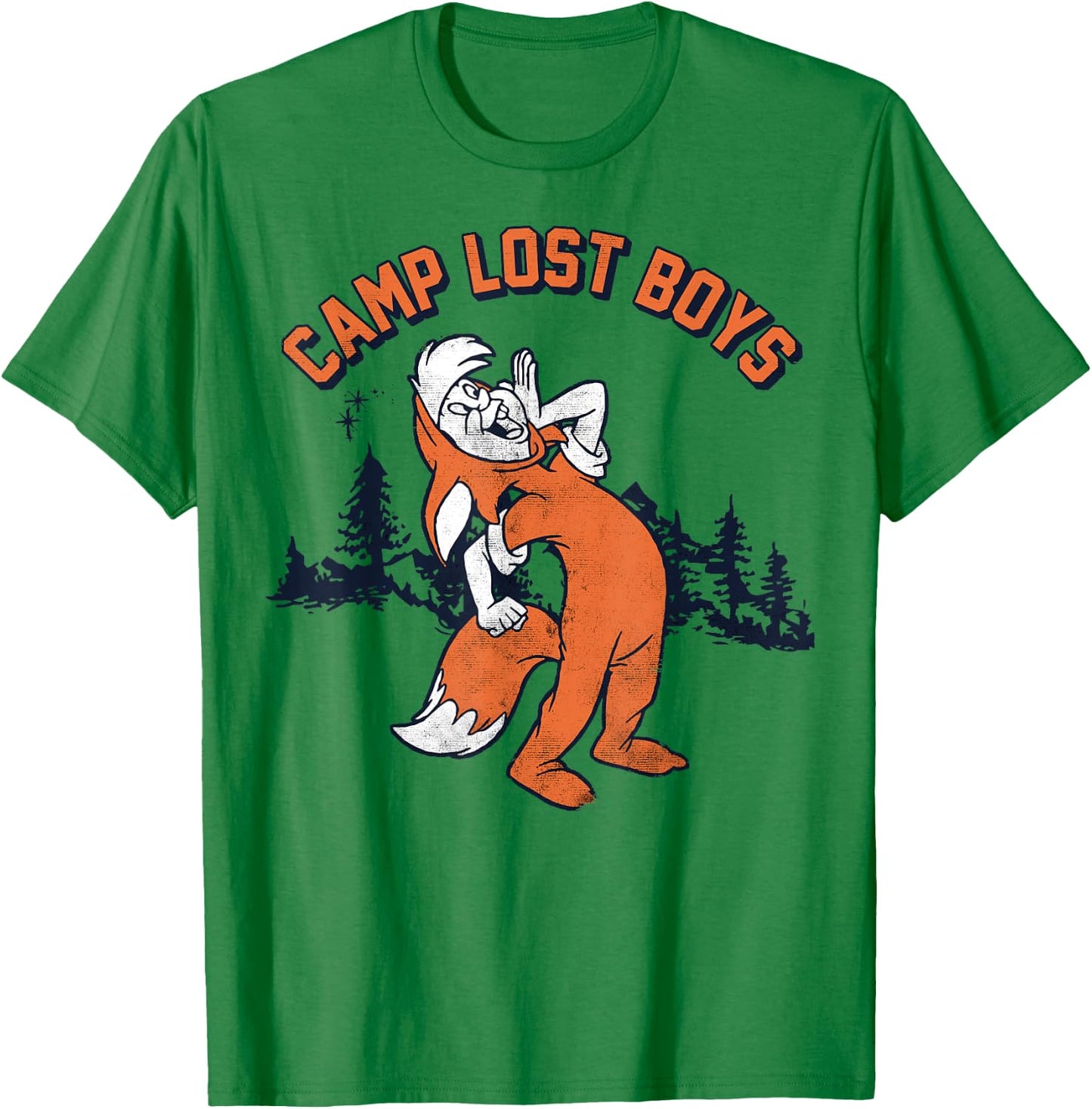 Disney Peter Pan Fox Slightly Camp Lost Boys Graphic T-Shirt - T-Shirt | Irish Green
