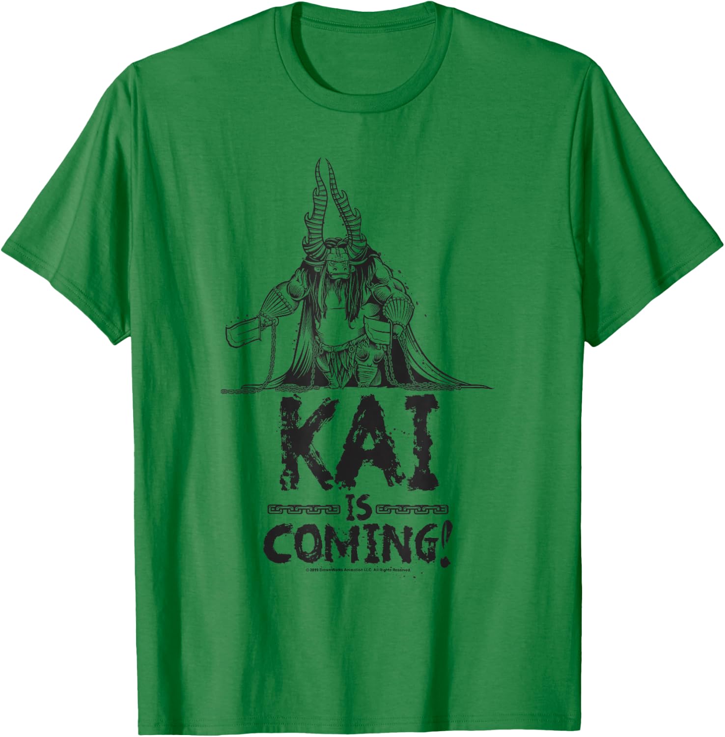 Kung Fu Panda Kai Is Coming Sketch Portrait T-Shirt - T-Shirt | Irish Green
