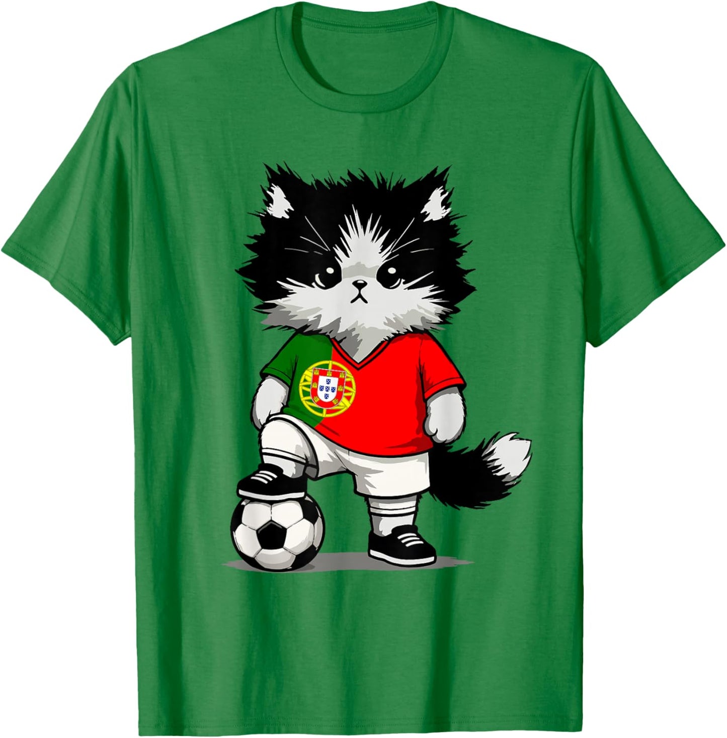 Portuguese Flag Men Women Kids Portugal T-Shirt - T-Shirt | Irish Green