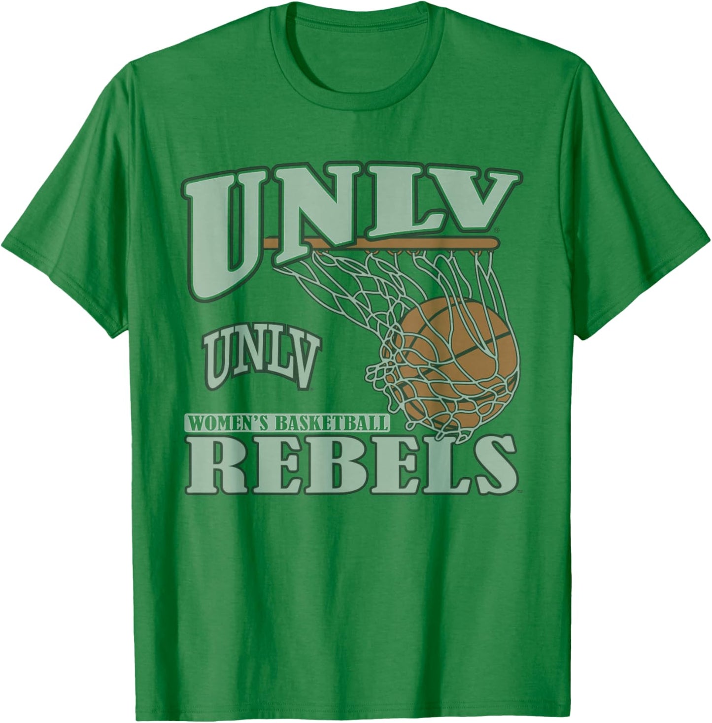 UNLV Rebels Women's Basketball Vintage Lift T-Shirt - T-Shirt | Irish Green